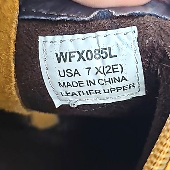 Propet Womens Waverly Leather Zip Up Both Sides Tan Wedge Boots Booties Size 7 - Picture 8 of 10